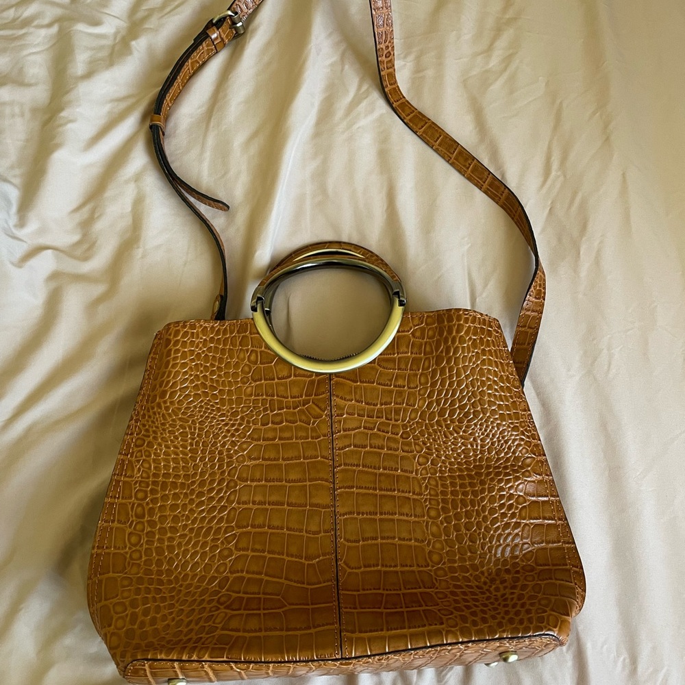 Patricia Nash Arenzano Leather Double Ring Shopper
